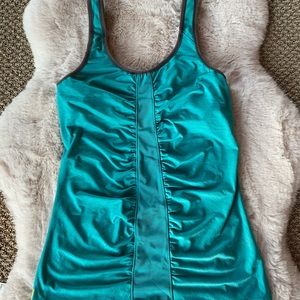 Lole teal-green workout tank. Excellent condition